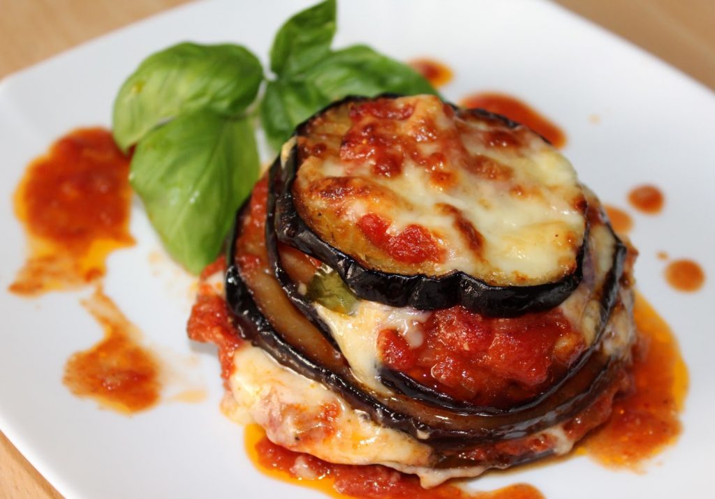 Platillos vegetarianos italianos: Berenjena a la parmesana