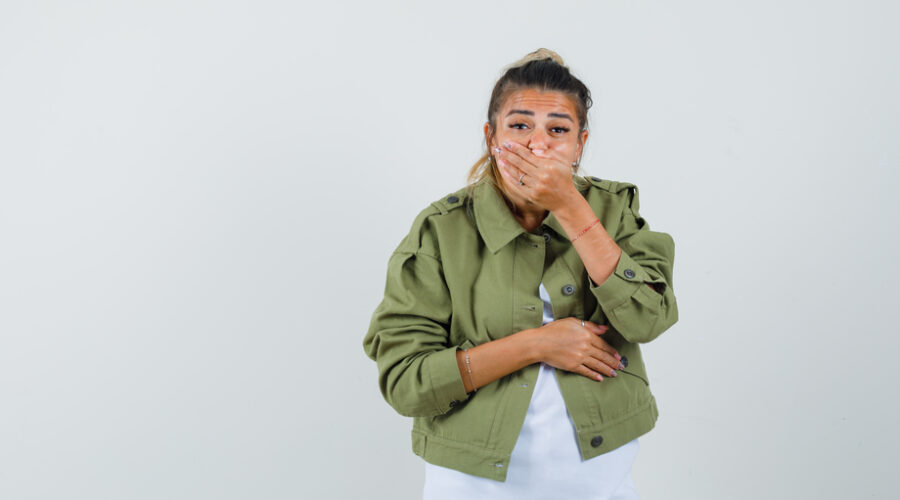 Mujer con reflujo