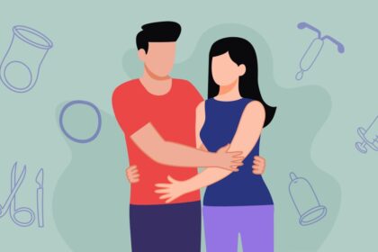 animación de pareja alución de salud sexual