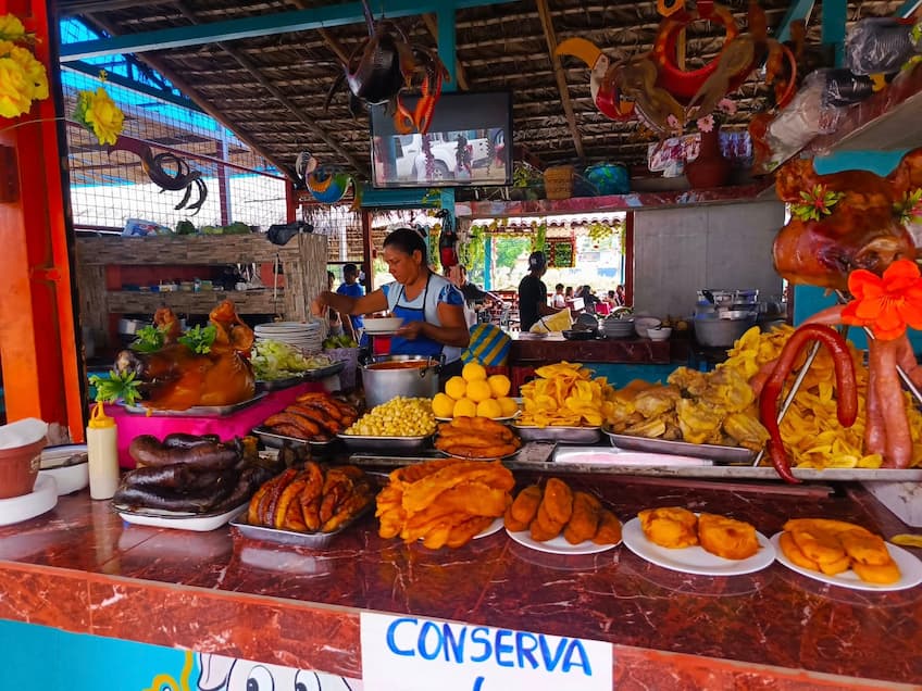 comida de playa